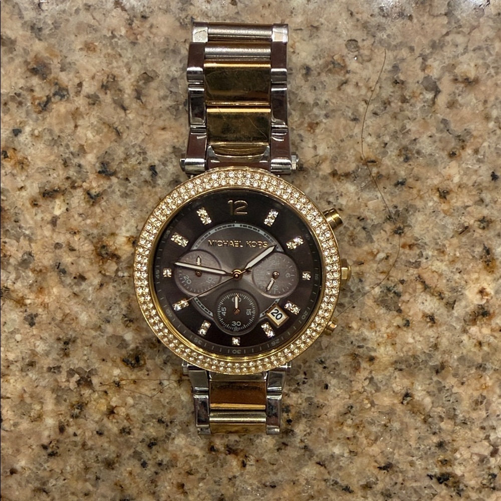 Michael Kors Two-Tone Crystal Women's Watch